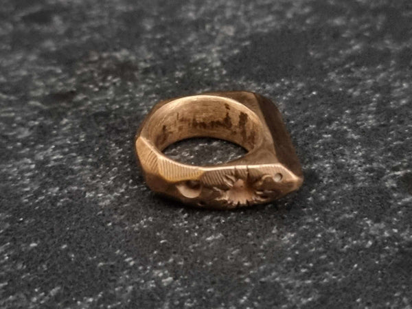 Erode II Ring | Bronze