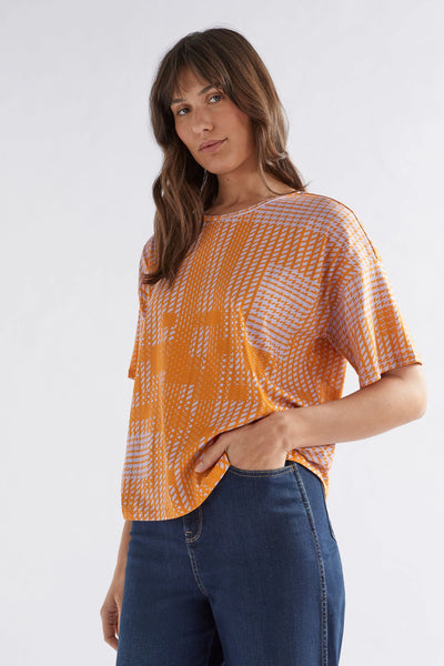 Pira Jersey Tee | Citrus Cross Stitch Print