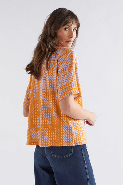 Pira Jersey Tee | Citrus Cross Stitch Print