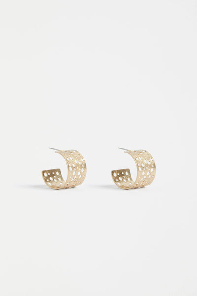 Elk Hulle Tiny Hoop Earring - Gold