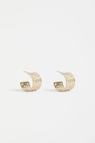 Elk Hulle Tiny Hoop Earring - Gold