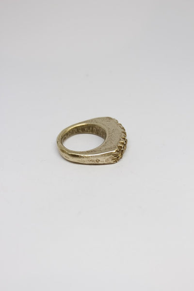 Brass - Jagged Ring - #19