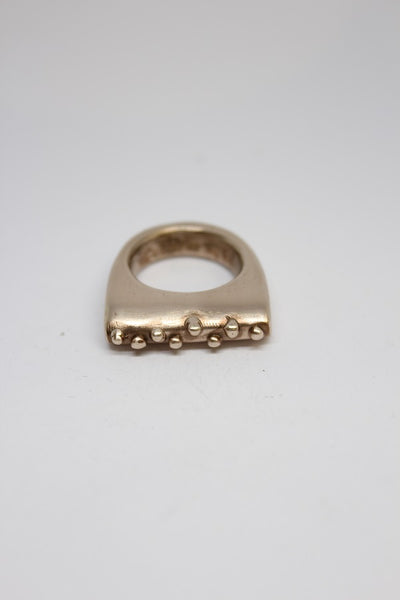 Bronze - Pebble Ring - #34