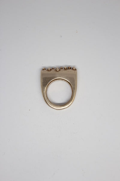 Bronze - Pebble Ring - #34