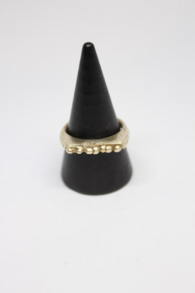 Brass - Thin Pebble Ring - #42