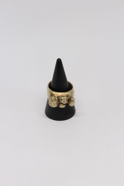 Brass Rocks Ring  - #90