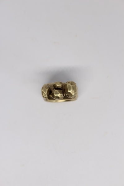 Brass Rocks Ring  - #90