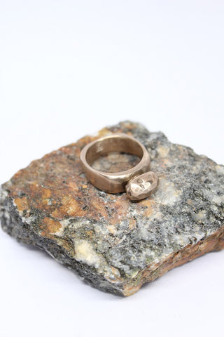 Bronze Rock Ring - #91