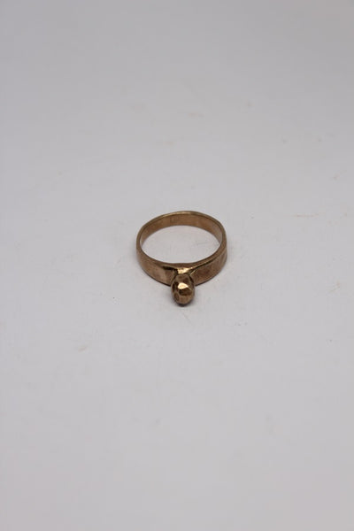 Bronze Solitaire Ring - #93
