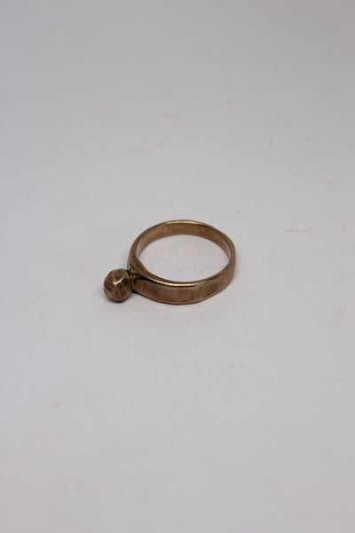Bronze Solitaire Ring - #93