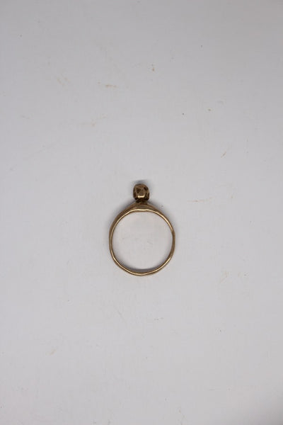 Bronze Solitaire Ring - #93
