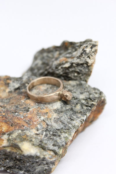Bronze Solitaire Ring - #93