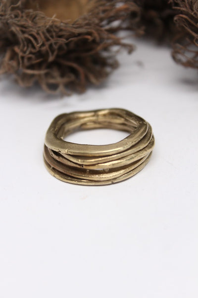 Brass Layers Ring - #94