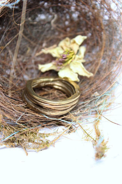 Brass Layers Ring - #95