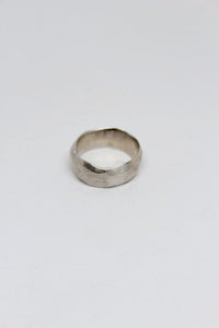 Silver Wavy, Textured Ring  - #98