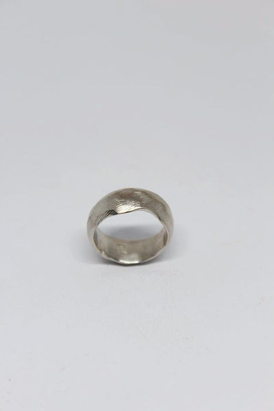 Silver Wavy, Textured Ring  - #98