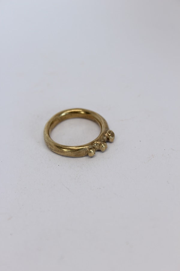 Brass Tiara Stacker Ring - #103