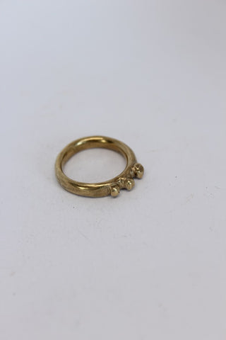 Brass Tiara Stacker Ring - #103