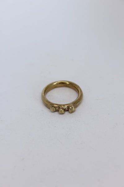 Brass Tiara Stacker Ring - #103