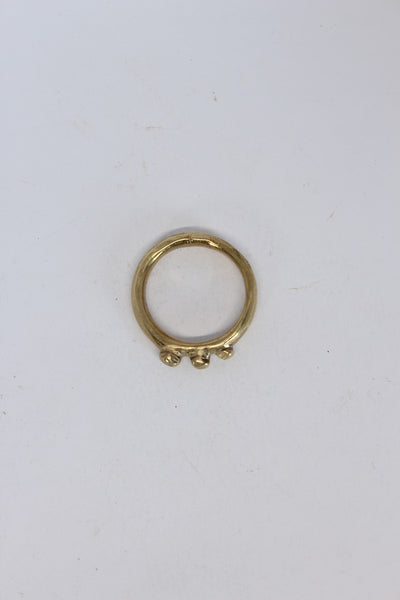 Brass Tiara Stacker Ring - #103