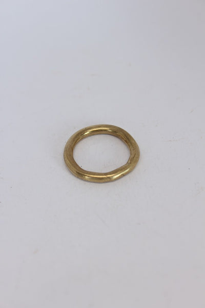 Brass Hand Formed Stacker Ring - #104