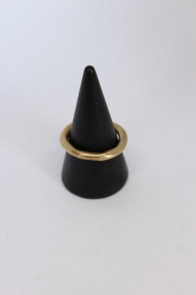 Brass Hand Formed Stacker Ring - #104