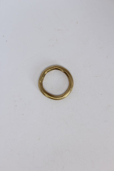 Brass Hand Formed Stacker Ring - #104