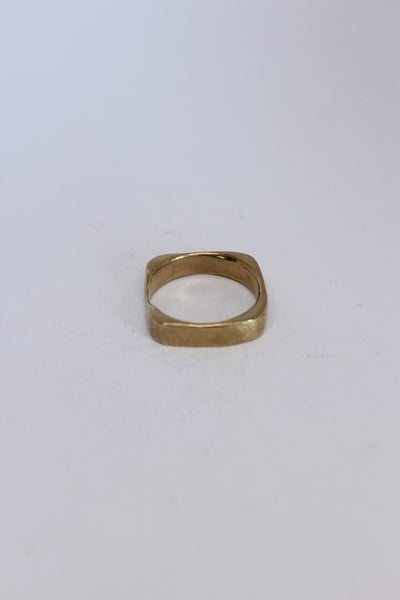 Brass Notched Stacker Ring - #106
