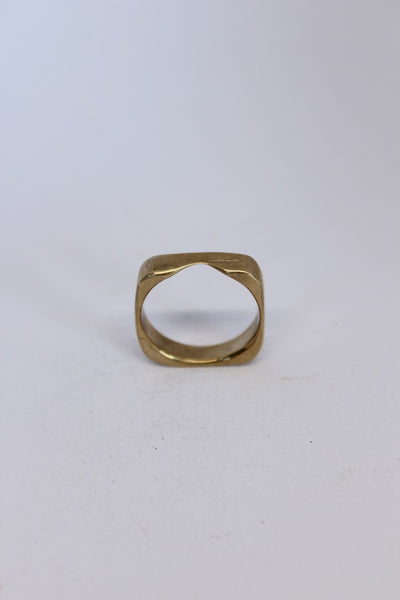 Brass Notched Stacker Ring - #106