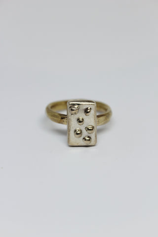 Brass + Silver Ring - #82