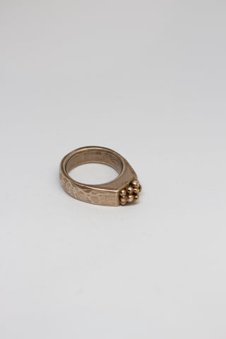 Bronze - Pebble Box Ring - #43