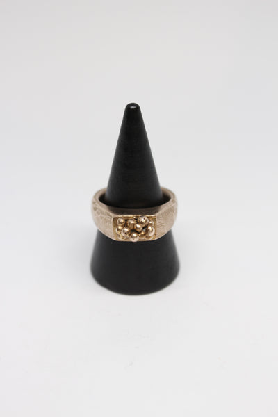 Bronze - Pebble Box Ring - #43