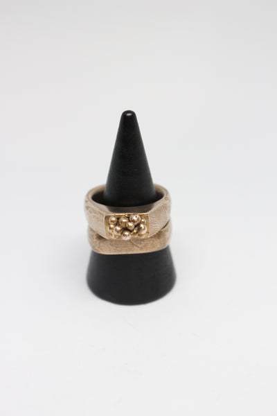 Bronze - Pebble Box Ring - #43