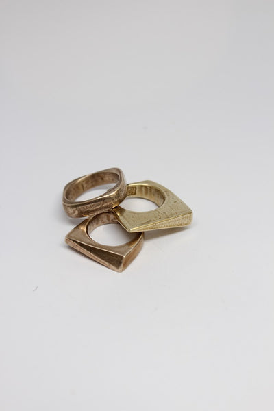 Brass - Angle Tapered Ring - #18