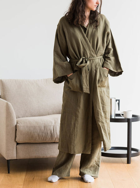 Citta Ivy Linen Robe