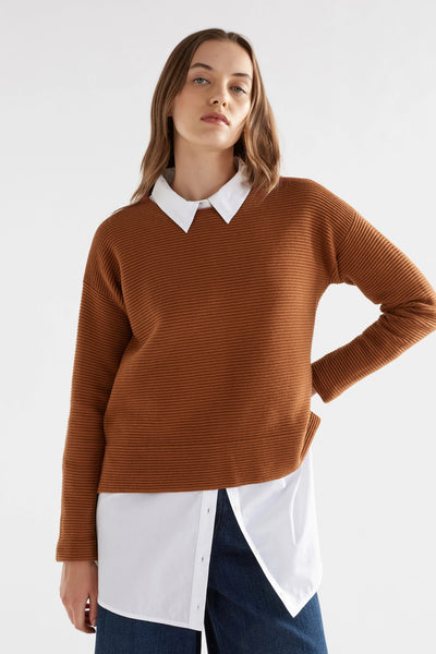 Neiu Ottoman Sweater | Copper