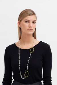 Lanac Long Necklace | Sage