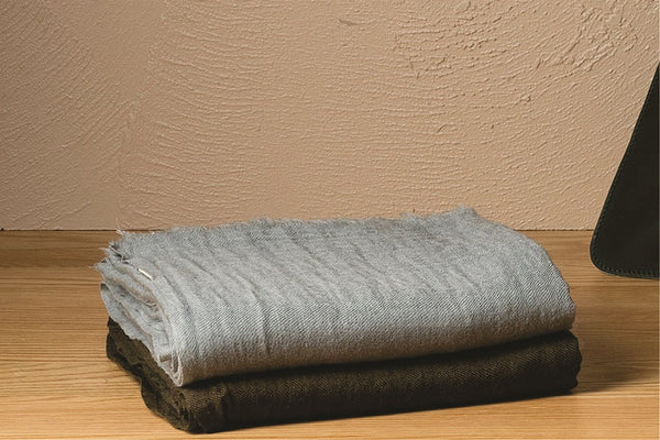 Lilian Wool Silk Scarf | Puddle