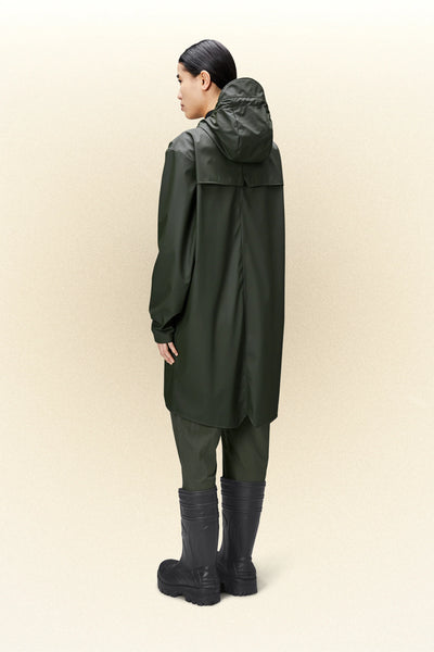 Rains Long Jacket | Green