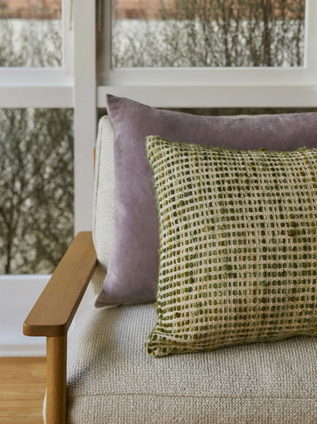 Valerie Woven Cushion Cover - Kale/Multi