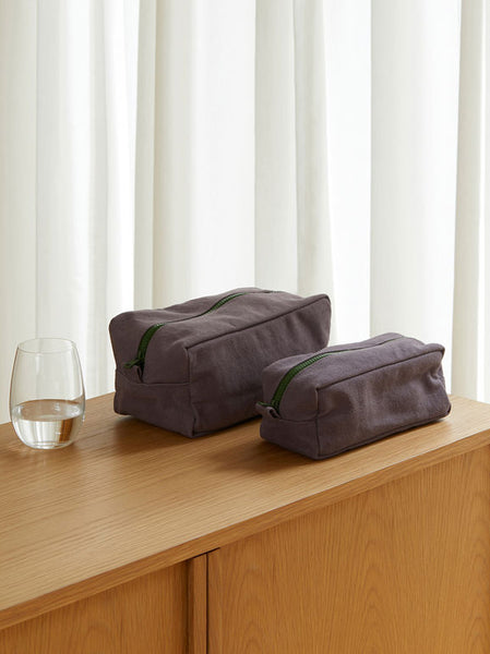 Marlo Contrast Wash Bag | Lupin/Spirulina | Small