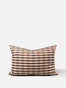 Folio Cushion Cover - Russet/Mulberry