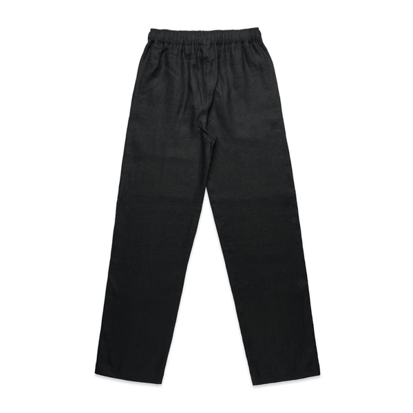Women's Linen Pants | Black