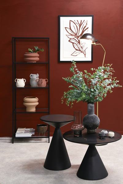 Horn Vase in Terracotta