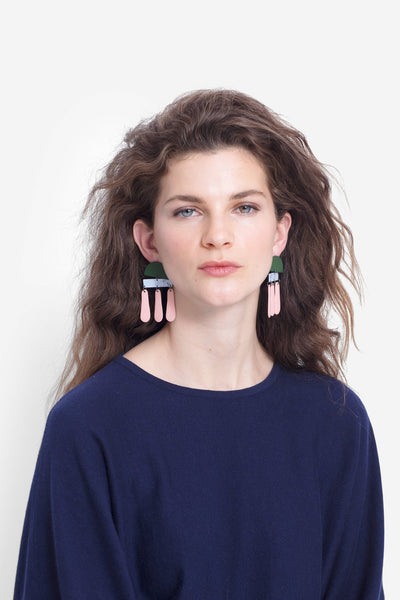 Esben Earring/Denim