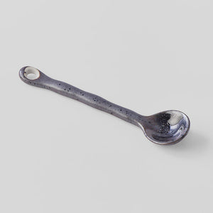 Black Speckle Porcelain Spoon