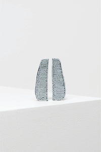 Franja Earrings/Light Grey