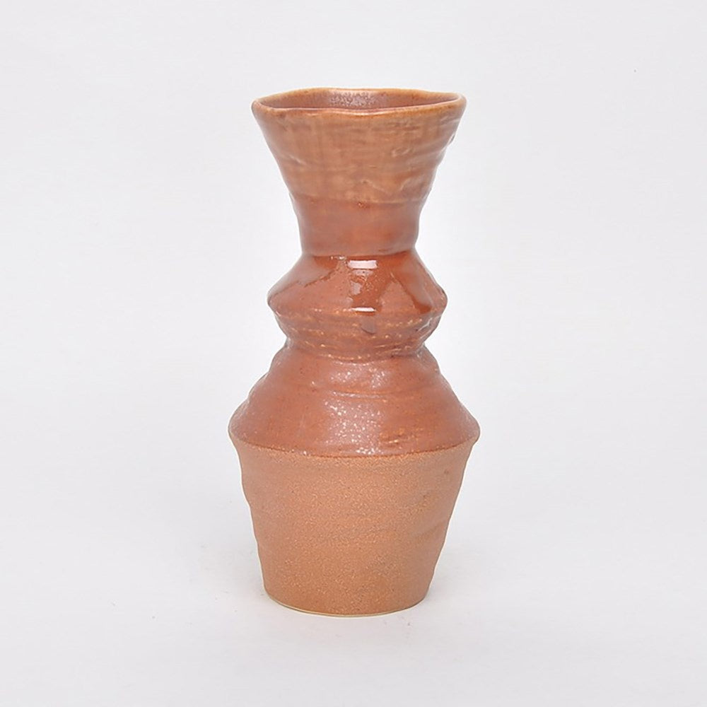 Terracotta Spindle Vase