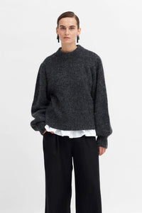 Spikkel Sweater | Charcoal Melange