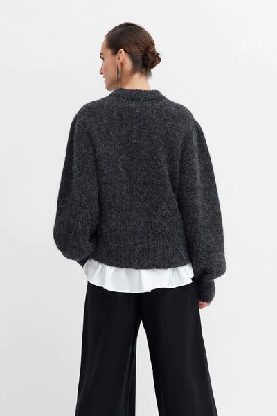 Spikkel Sweater | Charcoal Melange